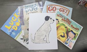 Book Paper Dog and Dog Books for Pamplin Depot Story & Craft Time