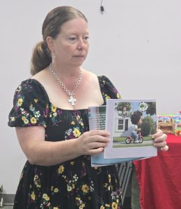 Rachel and Jordan Arnette presented their book “Jojo’s Journey: Let’s go to Kindergarten”