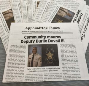 Appomattox Times Copies