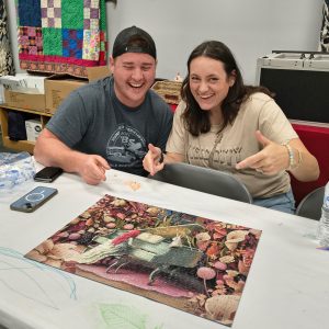 Puzzle Challenge Winners Ryan and Michelle Rushing
